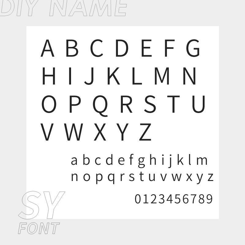 Stainless Steel English Name Necklace, Personalized DIY Fashion Necklace - Velora