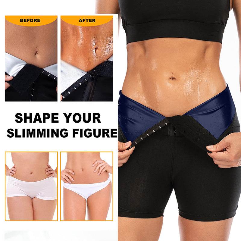 Slimming Pants Waist Trainer Shapewear Tummy Hot Thermo Sweat Leggings Fitness Workout Sweat Sauna Pants Body Shaper - Velora