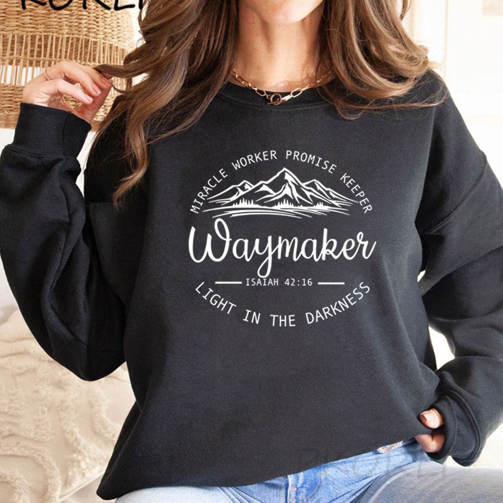 Sweatshirt Christian Crewneck Sweatshirts Bible Ver - Velora