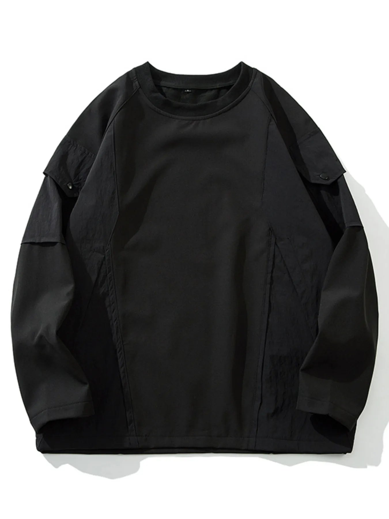 Men's Plus Size Crew Neck Long Sleeve Sweatshirt - Velora