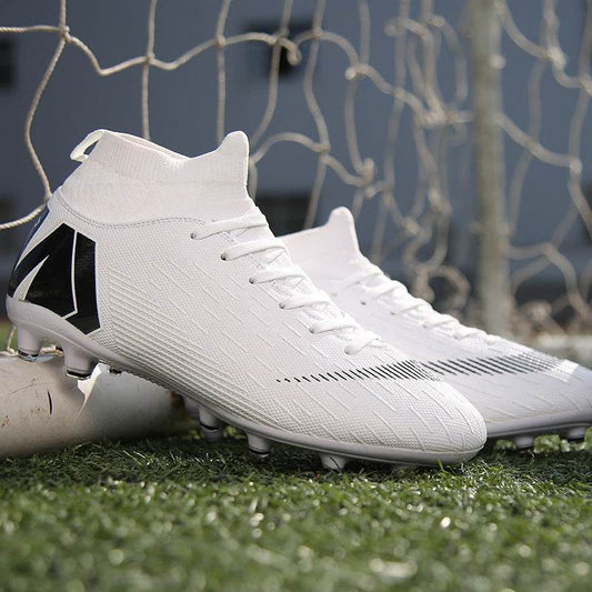 High Top White Football Shoes For Men And Women - Velora