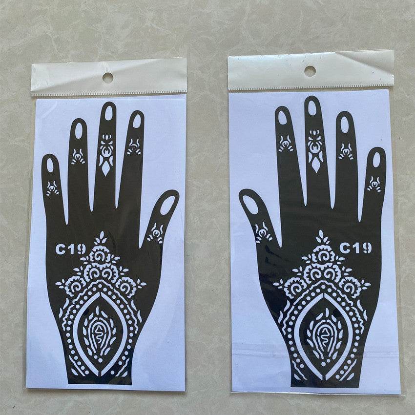 India Nepal Inkjet Large Template Original Hand Type - Velora