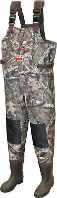Bushline Outdoor Insulated Camo Chest Waders in Mossy Oak Print - Velora