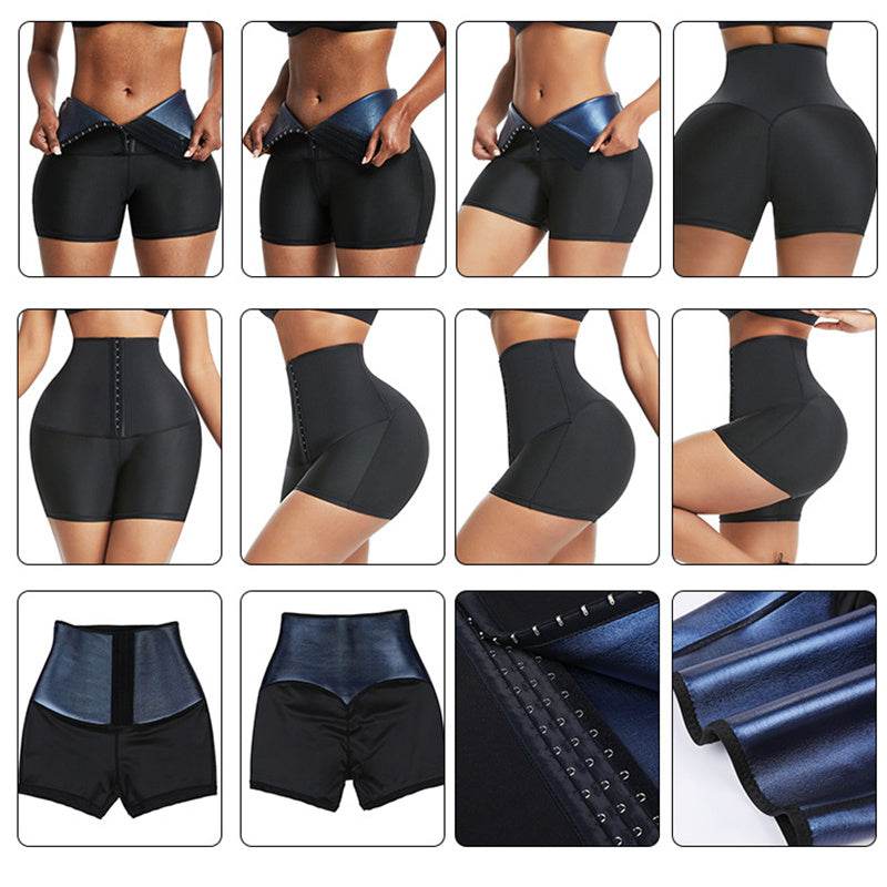 Slimming Pants Waist Trainer Shapewear Tummy Hot Thermo Sweat Leggings Fitness Workout Sweat Sauna Pants Body Shaper - Velora