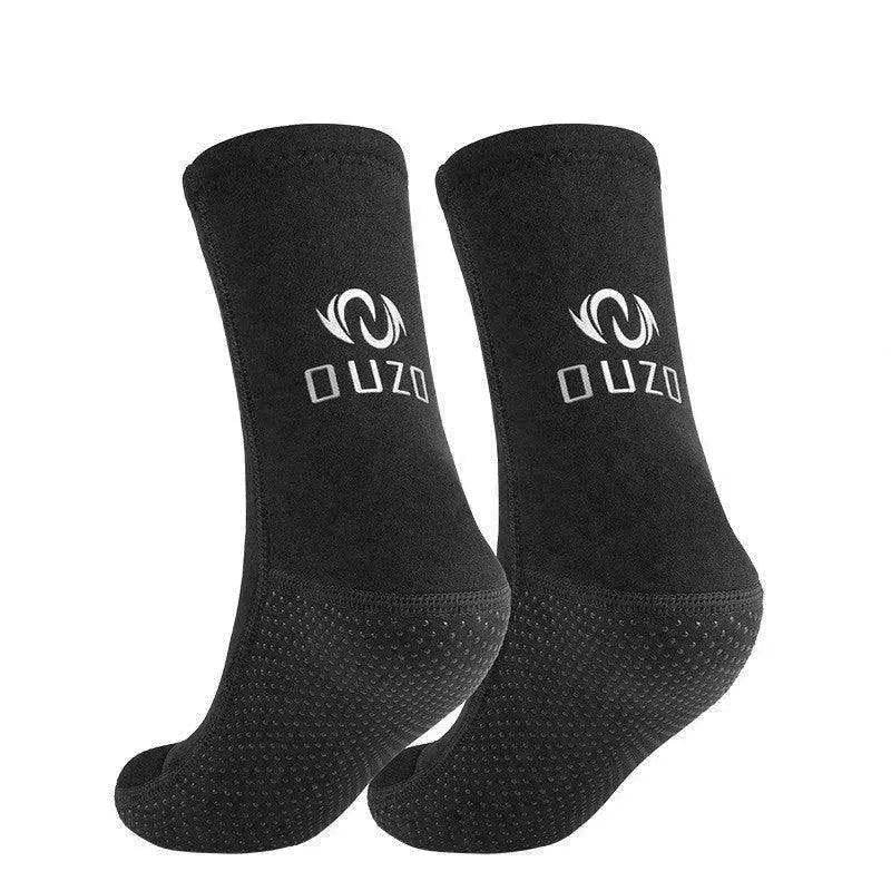 3mm Diving Cold-proof Warm Wear-resistant Non-slip Swimming Snorkeling Surfing Beach Socks - Velora