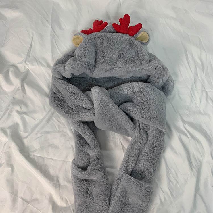 Scarf Sets Winter Easy To Match Warm Hat Scarves Gloves Kawaii Female Sets - Velora