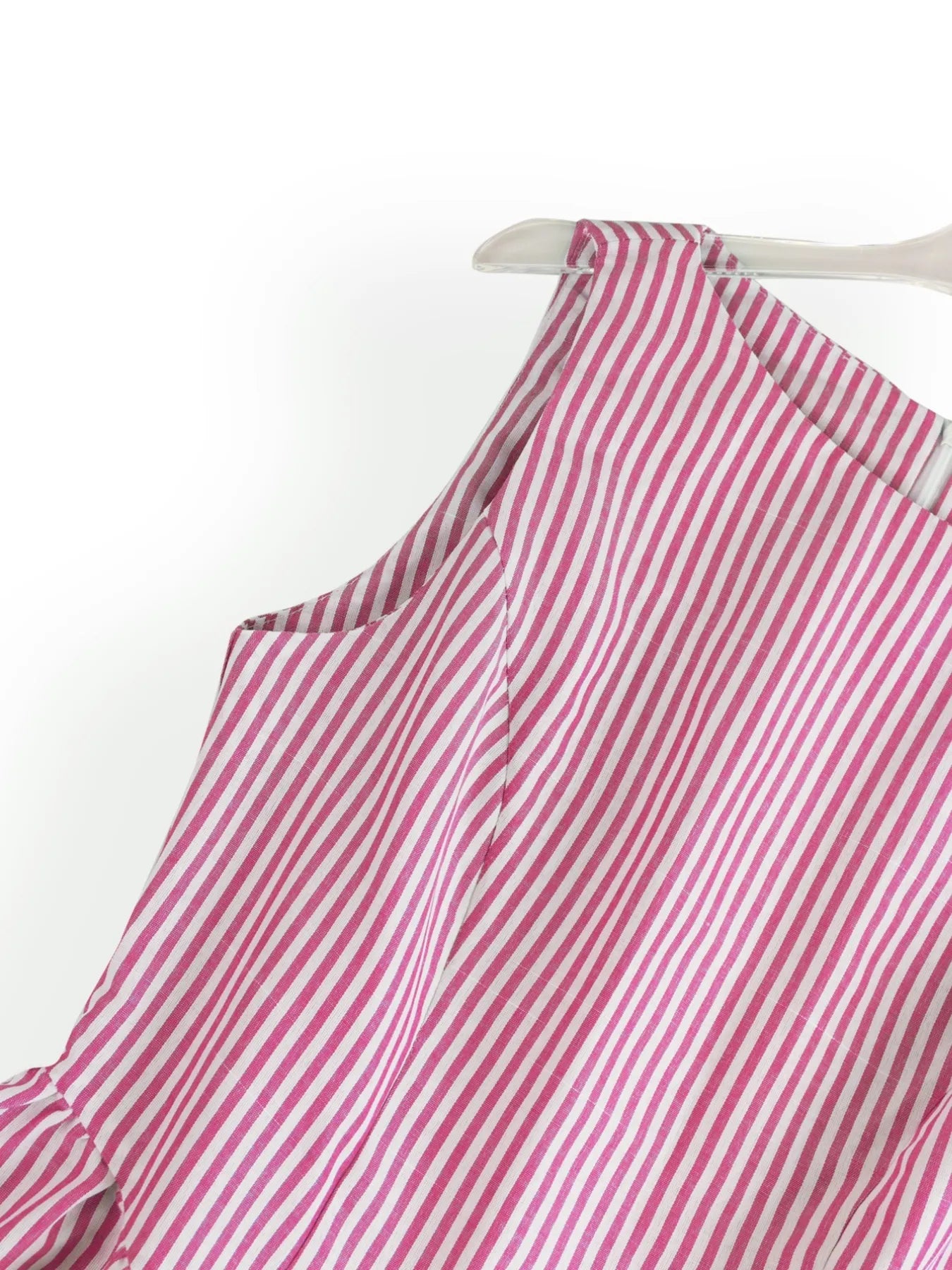 Sleeveless Striped Midi Dress - Velora