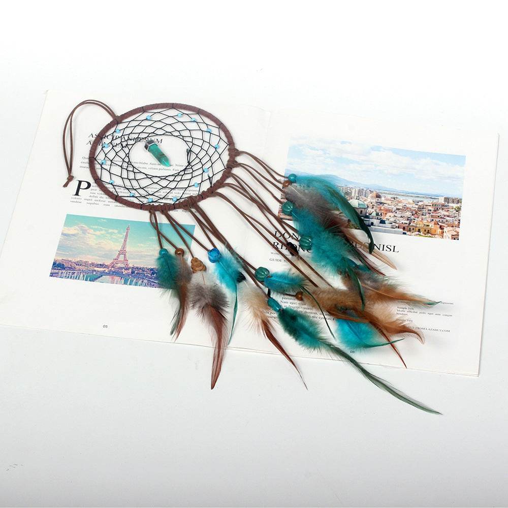 Simple Turquoise Dream Catcher - Velora