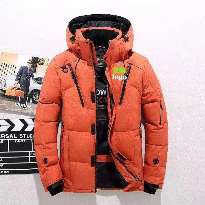 Outdoor Leisure Winter Thickened Hooded Men's Winter Puffer Coat - Velora