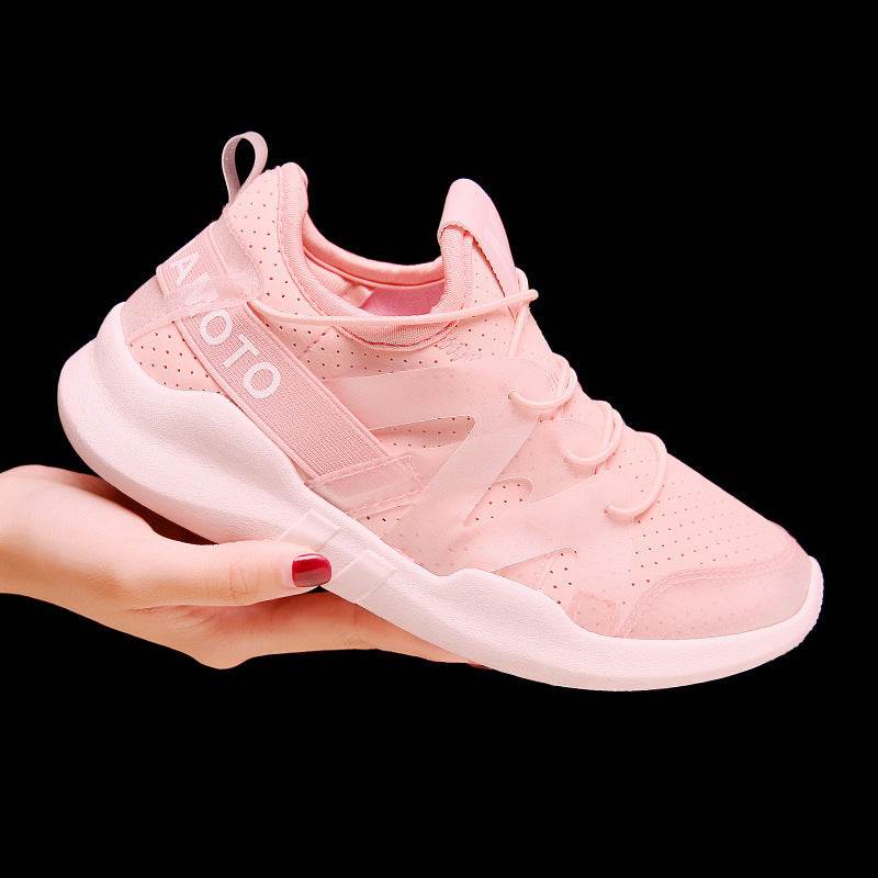 Sports Shoes Women's White Shoes Increased Breathable Casual Running Shoes - Velora