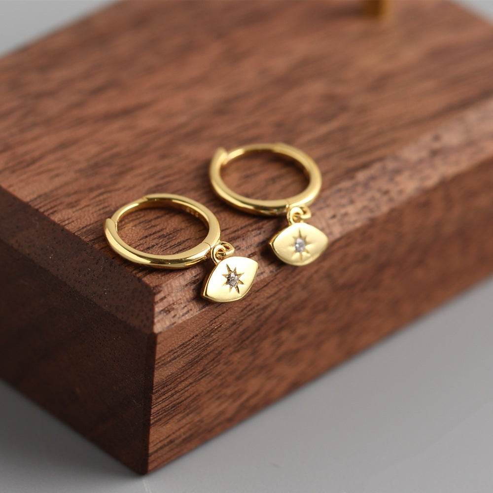 Light luxury eye earrings - Velora