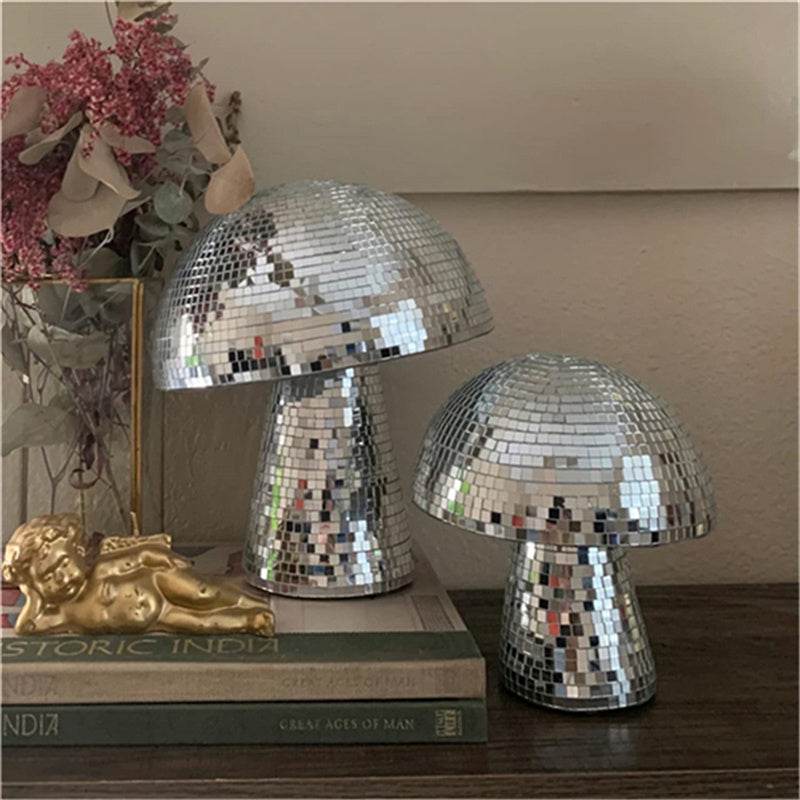Mirror Glass Brick Mushroom Disco Ball Upholstery - Velora