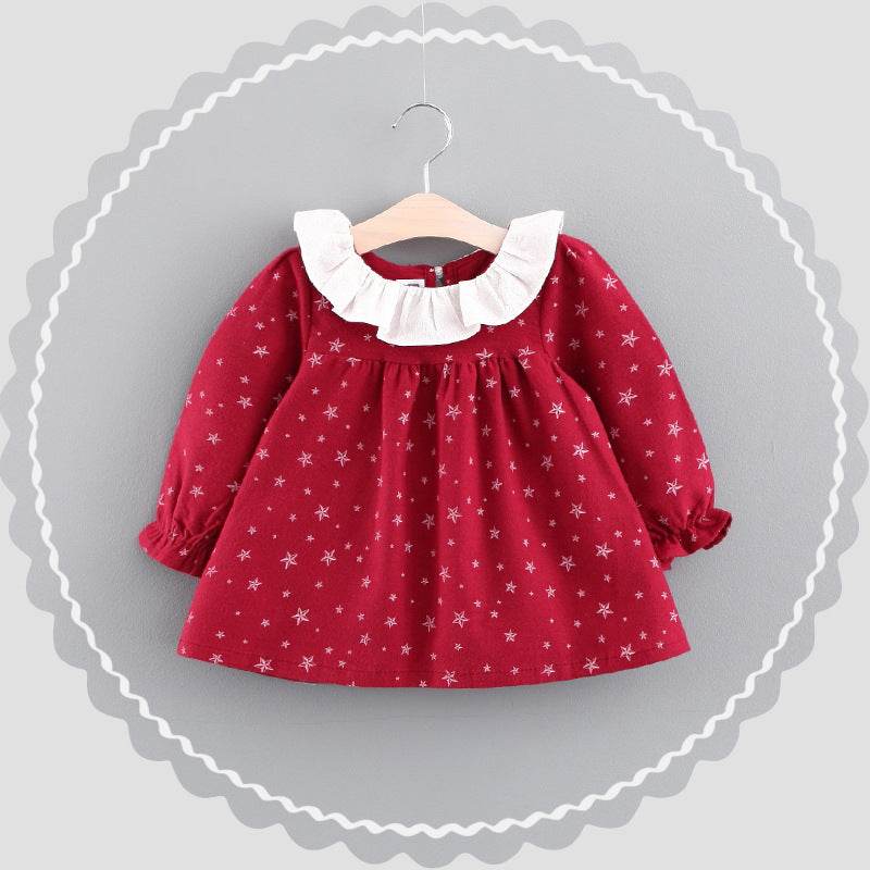 Online Shop Girl Dress, Autumn Baby Clothes, Korean Baby Princess Skirt Factory Wholesale - Velora