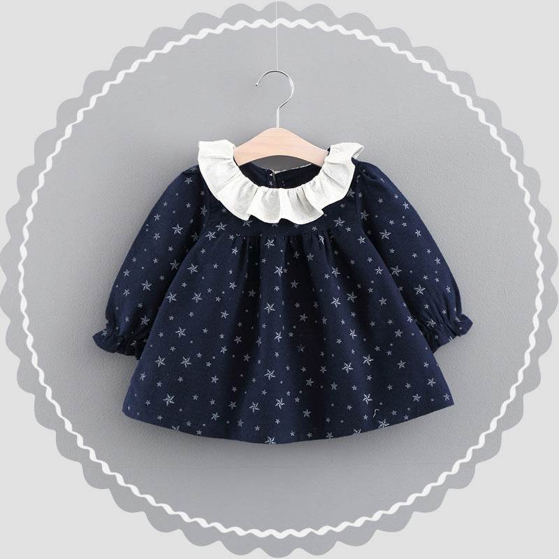 Online Shop Girl Dress, Autumn Baby Clothes, Korean Baby Princess Skirt Factory Wholesale - Velora