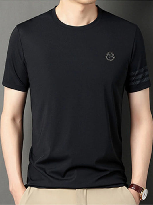Men's Plus Size Breathable Short Sleeve T-Shirt - Velora