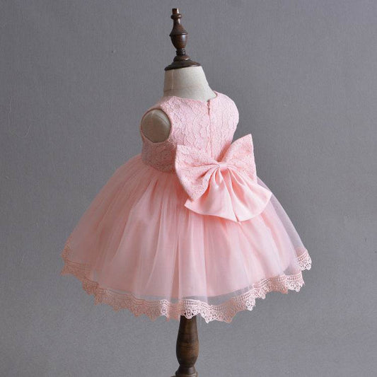 New Winter Dress Dress Baby Baby Full Moon Princess Skirt Dress Shaqun Girls Lotus - Velora