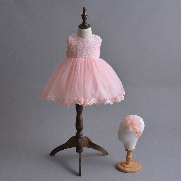 New Winter Dress Dress Baby Baby Full Moon Princess Skirt Dress Shaqun Girls Lotus - Velora