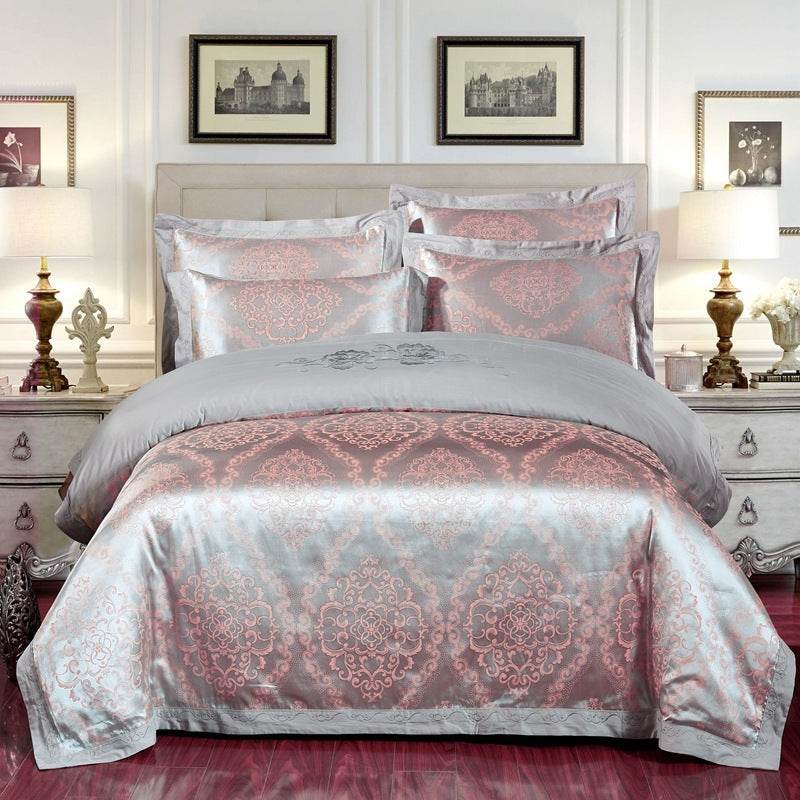 Four sets of embroidery silk and cotton jacquard - Velora