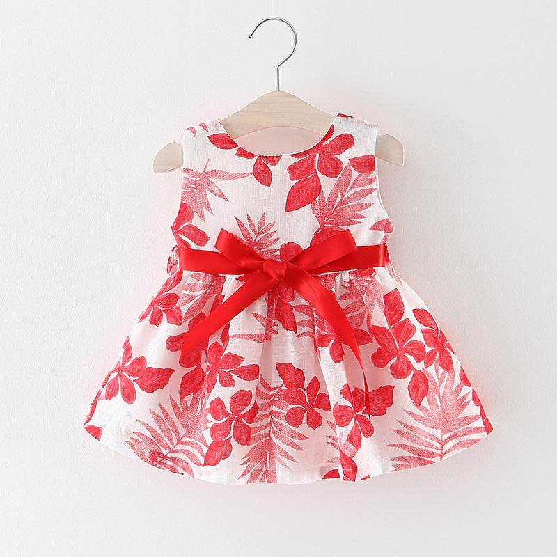 Children's wear, summer new baby dress, baby girl, Chinese Wind Vest, skirt tide - Velora
