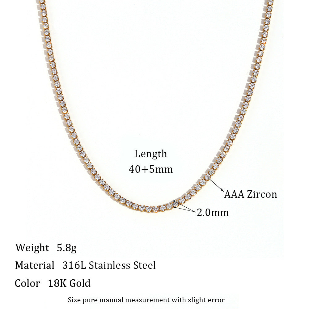 Stainless Steel Fashion Simple Bracelet Necklace Ornament Velora