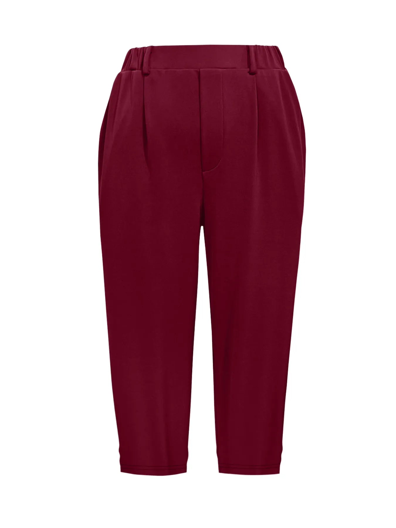Pleated Detail Pants with Pockets - Velora