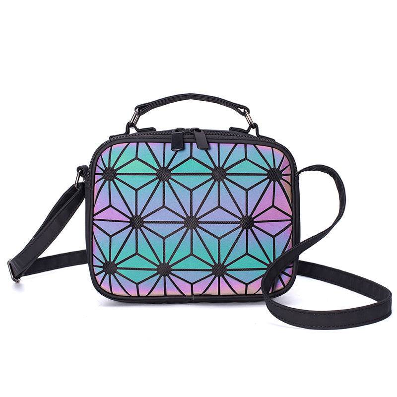 Diagonal luminous diamond bag - Velora