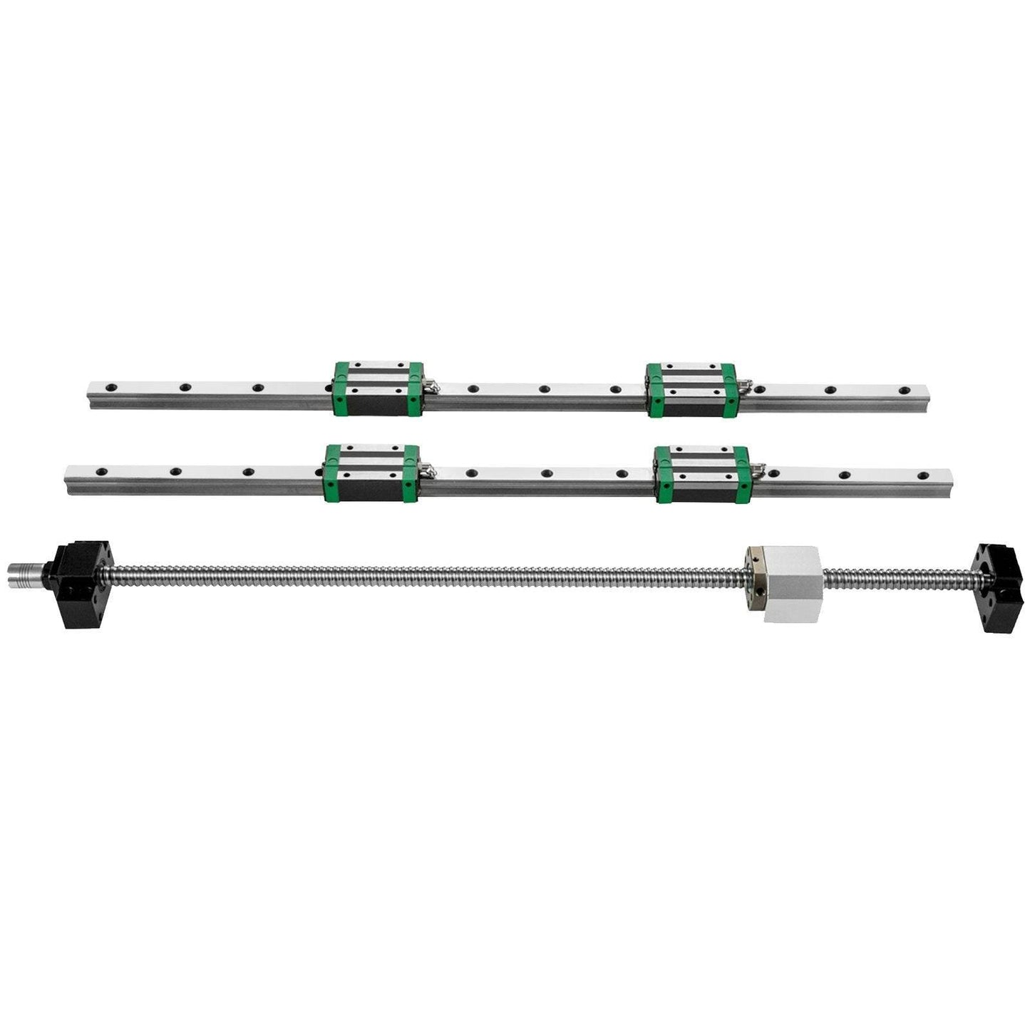 1Pcs RM1605-1000mm Ballscrew With BF12 BK12 Kit, Coupling, Slide Blocks Linear Guide Rail Set For DIY CNC Routers Lathes Mills - Velora