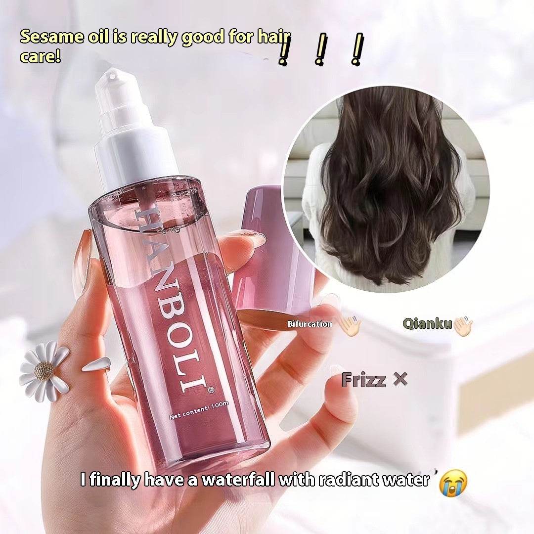 HANDBOLI Hair Oil - Fragrant and Shiny Hair Serum Sesame Oil Serum - Velora