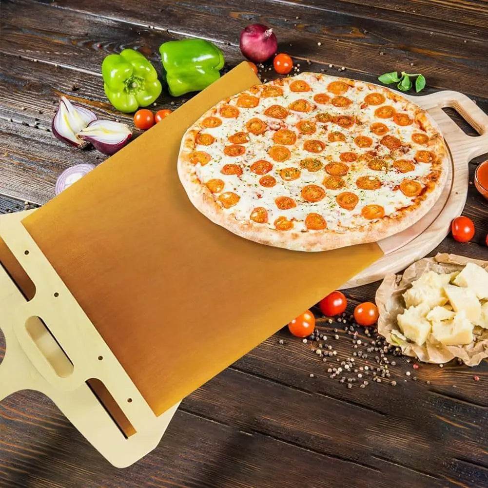 Kitchen Gadgets Sliding Pizza Shovel Non Stick Pizza Smooth Cutting Board Storage Transfer Board Kitchen Baking Tool - Velora
