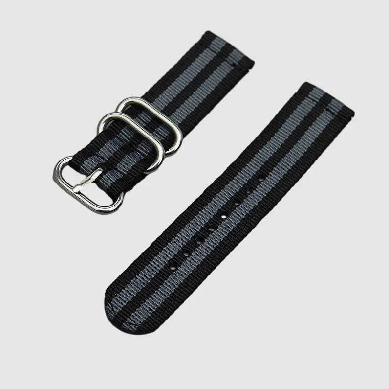 Suitable For Quick Release Watchband Gear S3 S2 Thickened Nylon Canvas Watch Strap - Velora