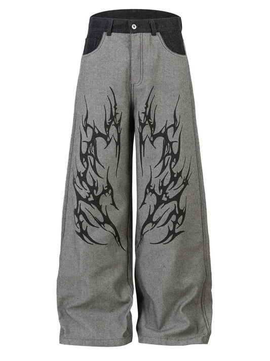 Men's Wide Leg Jeans - Velora