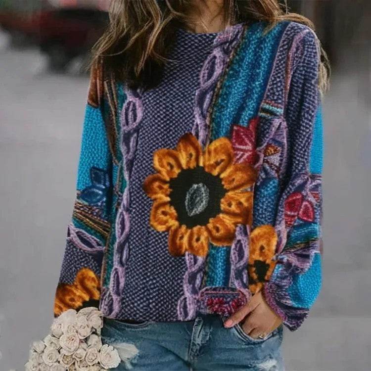 Digital Printed Women's Sweater - Velora