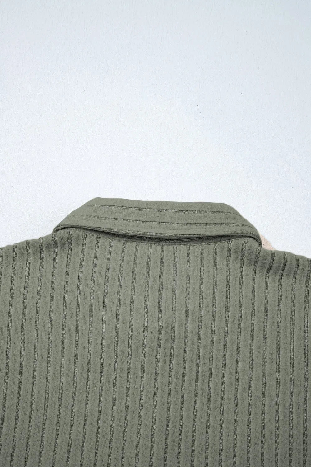 Ribbed Knit Button-Up Cardigan - Velora