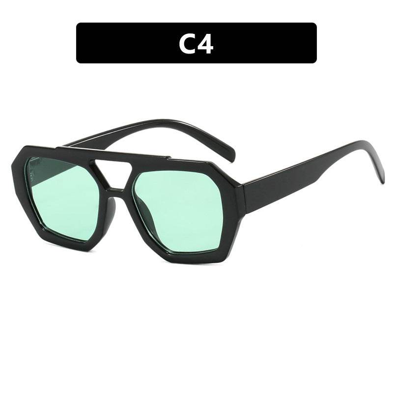 Ins Big Frame Leopard Sunglasses Summer Sunshade Beach Vacation Glasses - Velora