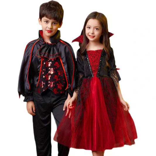 Children's Halloween Witch Clothing Suit - Velora