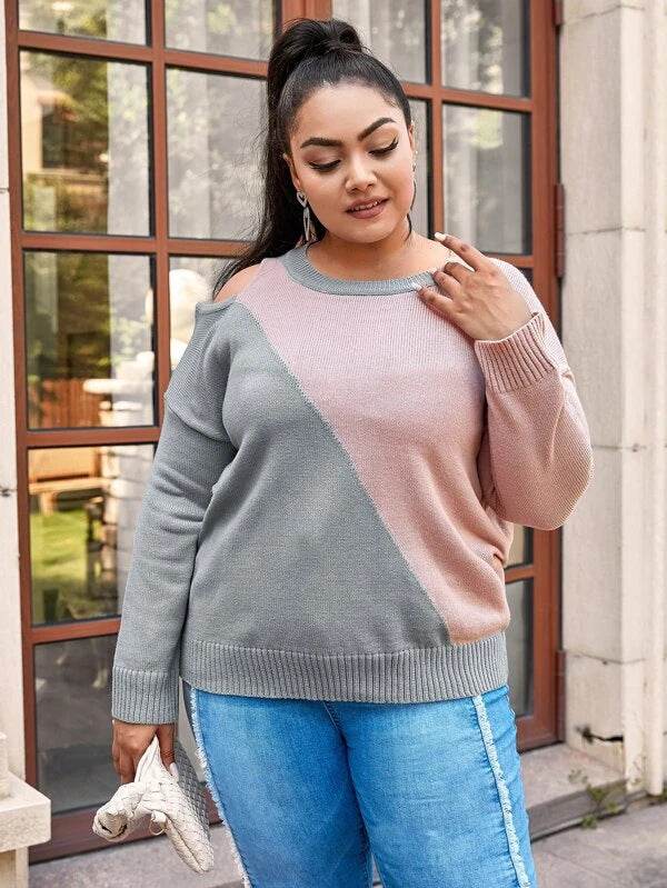 Large Size Women's Sweater - Velora