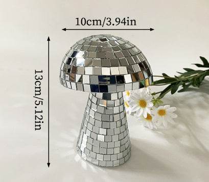 Mirror Glass Brick Mushroom Disco Ball Upholstery - Velora