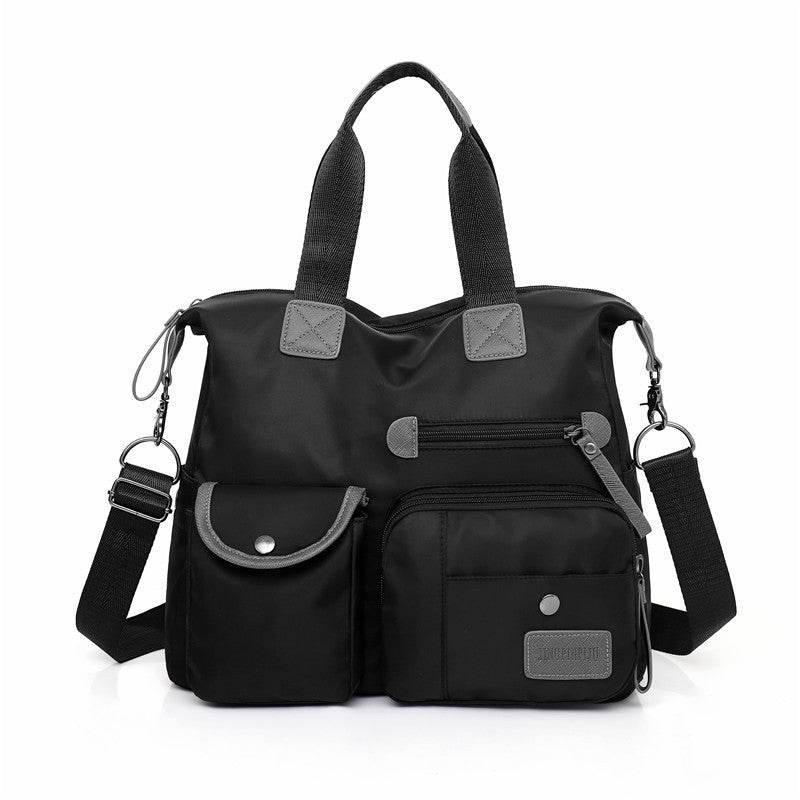 Large Capacity Multi-pocket Shoulder Bag For Women Nylon Waterproof Handbags Female Casual Commuting Messenger Crossbody Bags - Velora