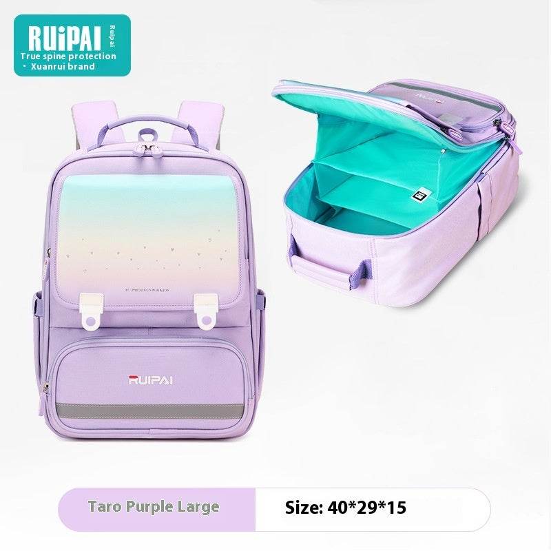 Primary School Student Schoolbag Burden Reduction Spine Protection - Velora