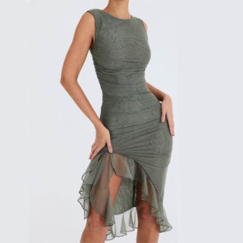 Summer Slim Skinny Sleeveless Dress For Women Fashion Party Club Dresses - Velora