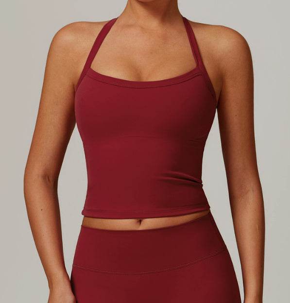 Beauty Back Yoga Vest Quick-drying Workout Top Sports Fitness Vest - Velora