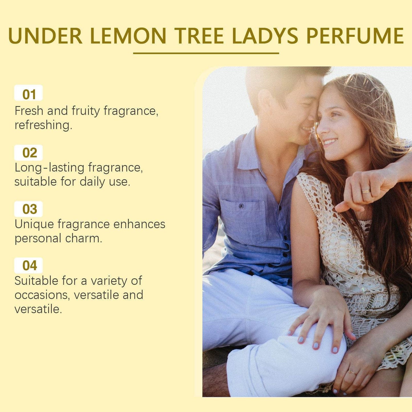 Lemon Yellow Perfume Light Perfume Charming Charm - Velora