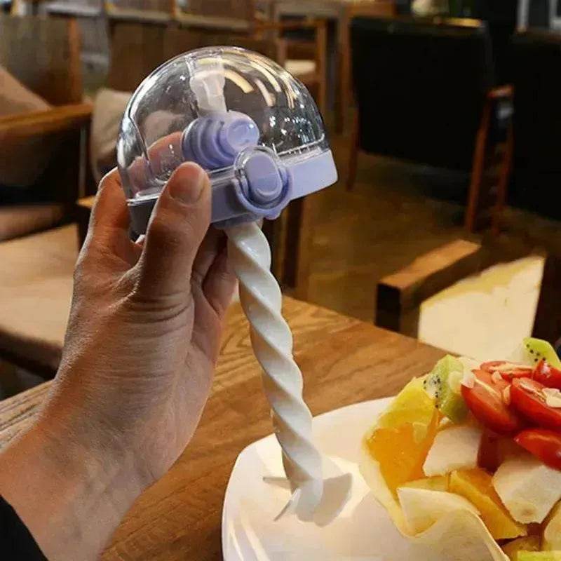 500ML Kids Plastic Water bottles Protein Shaker Blender Bottles with straw BPA Free Portable Sport My Water bottles - Velora