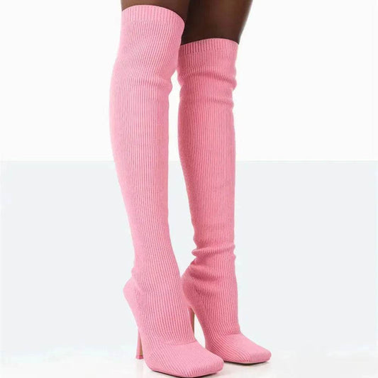 Thigh High Boots Women Over The Knee Long Boots Fashion Shoes - Velora
