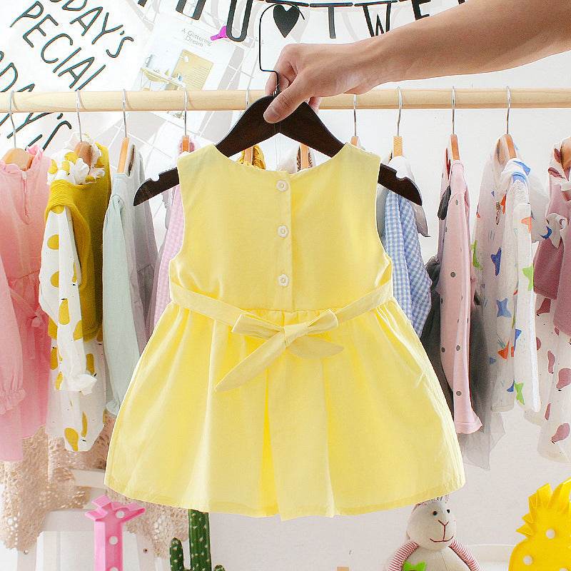 Baby Girl Summer Dress 1-3 Years Old Suspender Baby Skirt Girl Dress - Velora