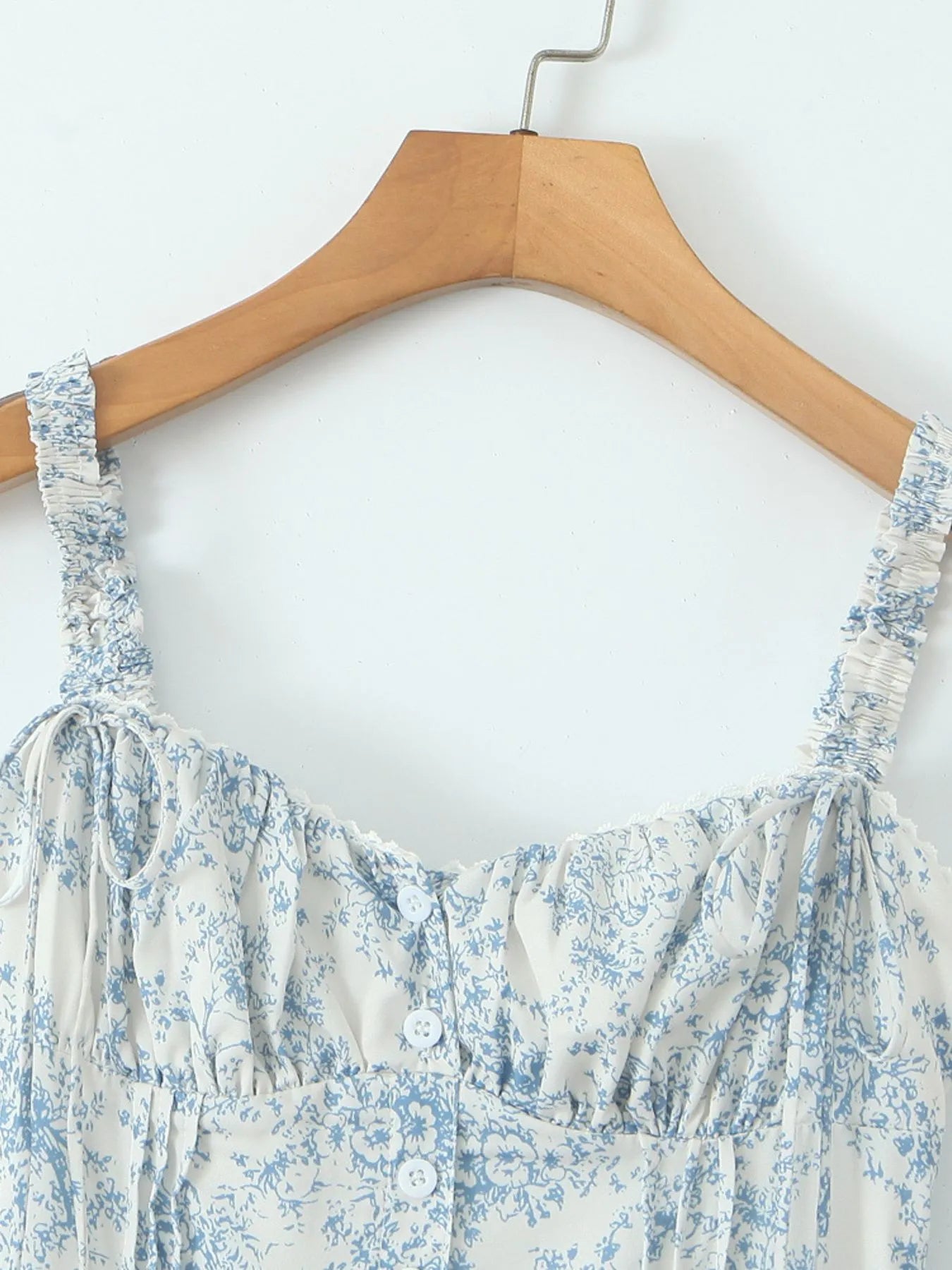 Floral Print Midi Cami Dress - Velora