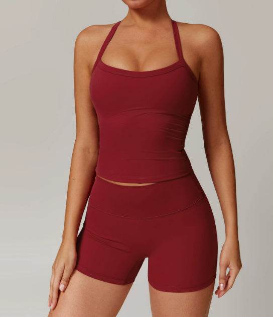 Beauty Back Yoga Vest Quick-drying Workout Top Sports Fitness Vest - Velora