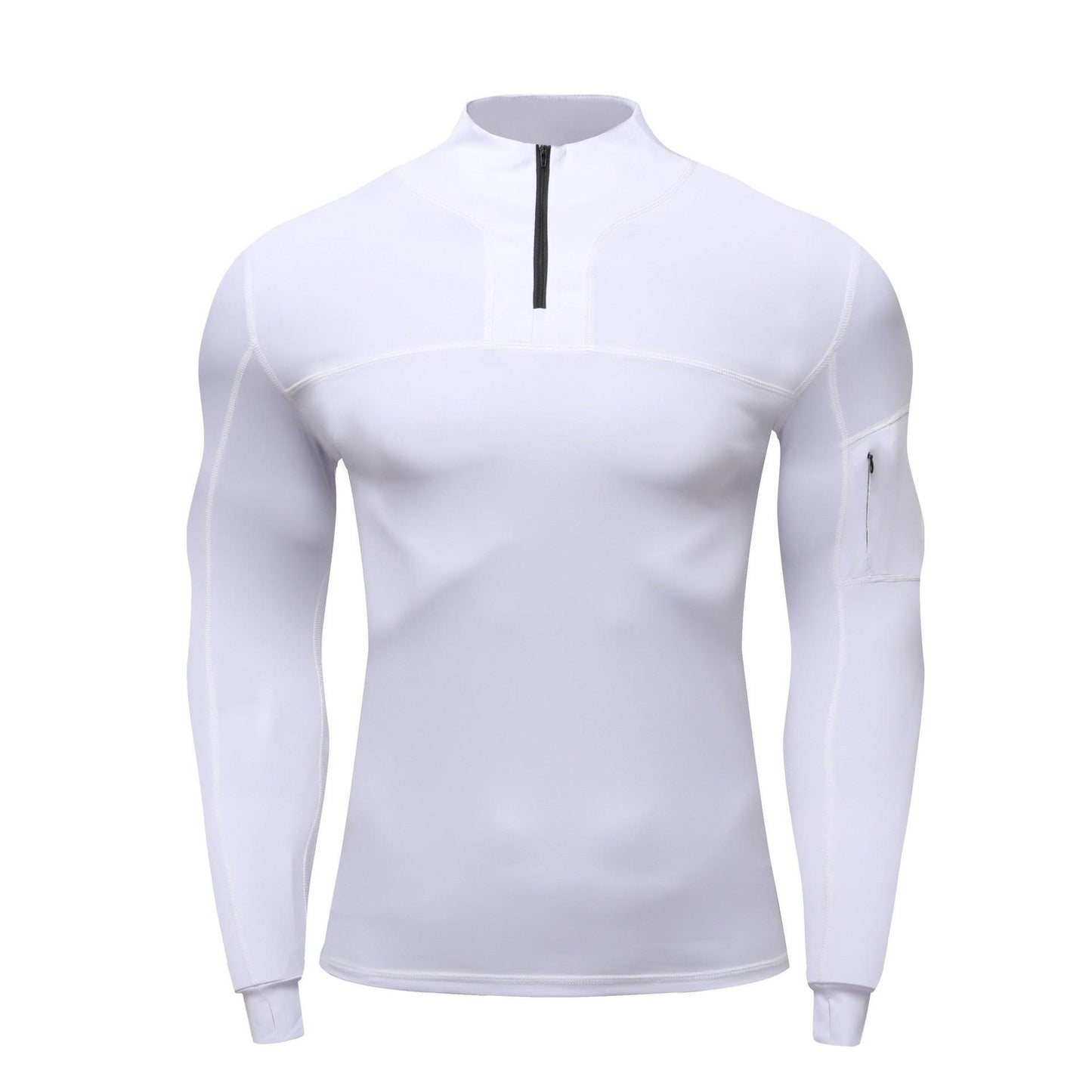 Outdoor Muscle Fitted Tactics Workout T-shirt Long Sleeve Sports Quick-drying top - Velora