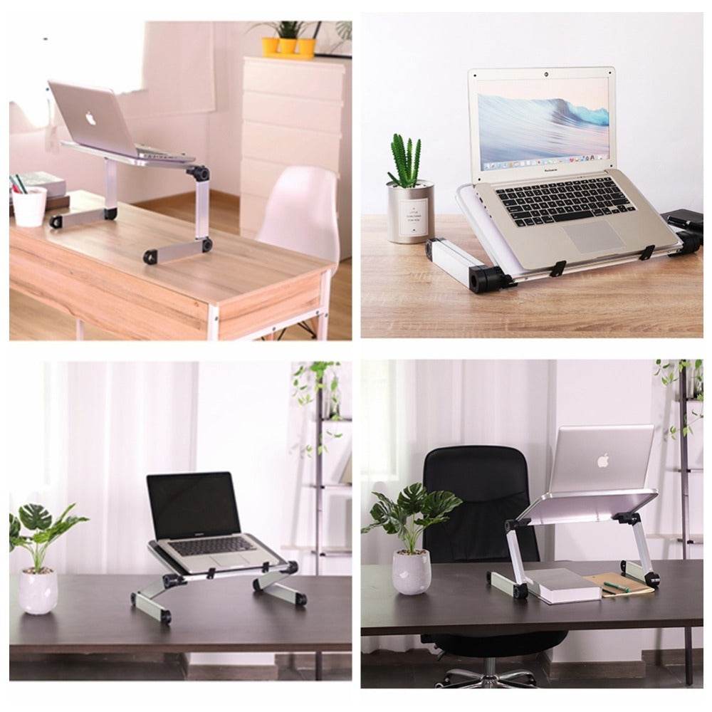 Foldable Laptop Stand Ergonomic Desk Tablet Holder - Velora