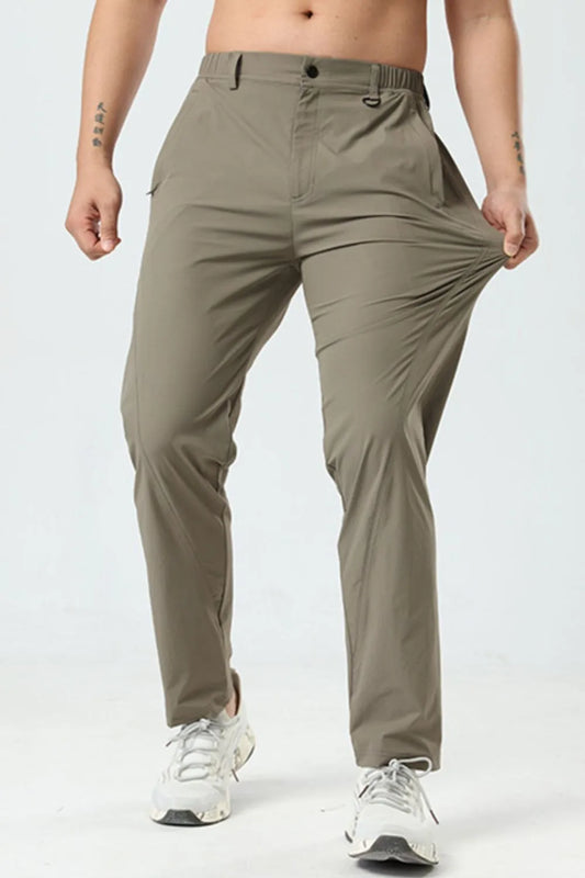 Men's Plus Size Casual Pocketed Pants - Velora